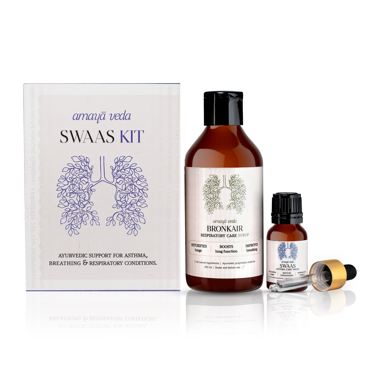 Swaas Kit -
Swaas Drops & Bronkair Syrup